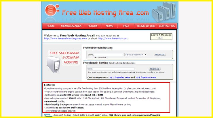 Top Best Free Hosting - Unlimited/Cpanel/PHP/Ad Free